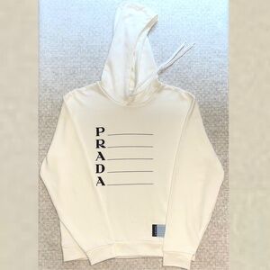 Prada logo hoodie